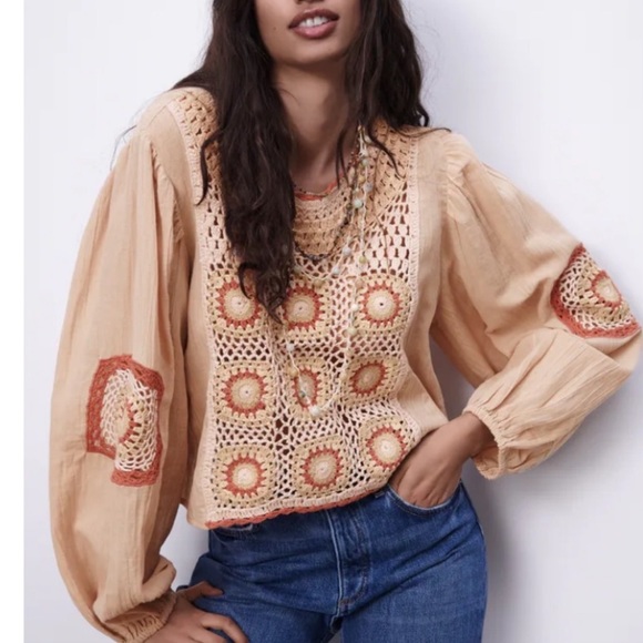 Zara Tops - Zara Crochet Top